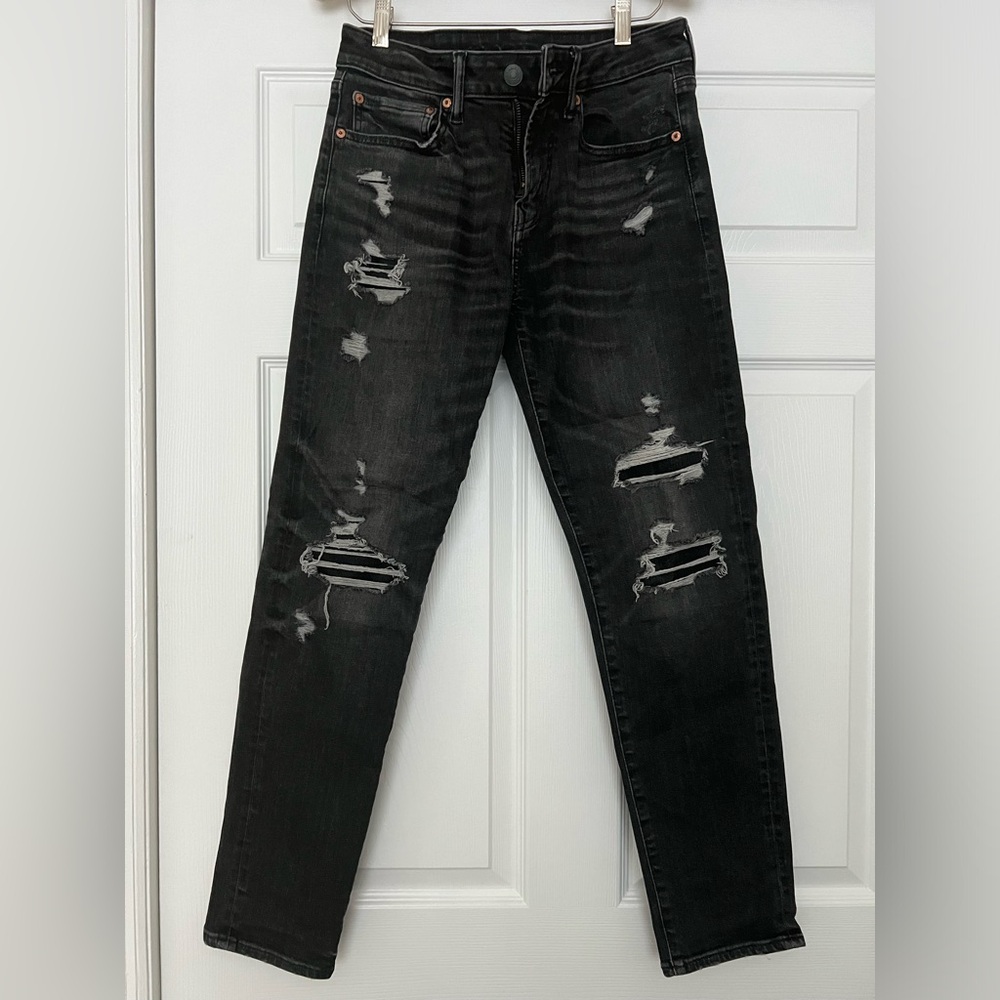 American Eagle men’s jeans/size Us 28x30/ faded black